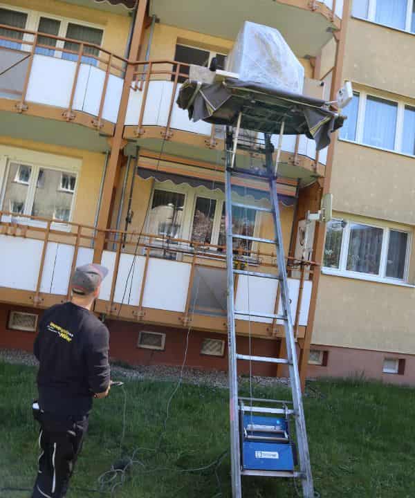 Seniorenumzug mit Möbellift in Bayreuth